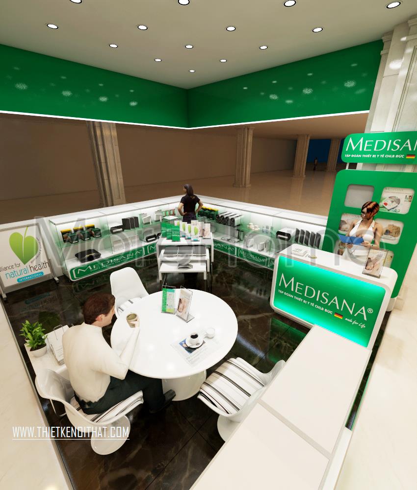 Thiết kế showroom thiết bị y tế - tại Royal City Thiết kế showroom thiết bị y tế - tại Royal City