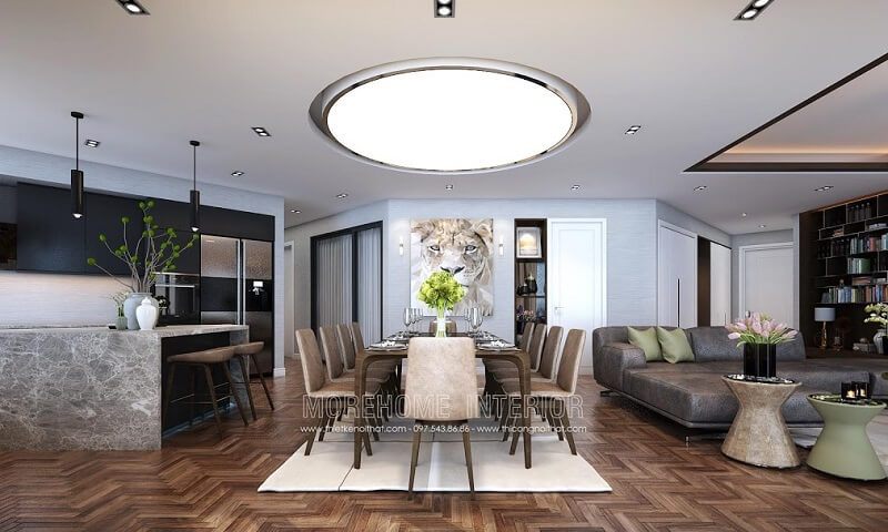 Bộ bàn ăn cao cấp với kiểu dáng đường nét thanh mảnh, trẻ trung được nhều gia chủ yêu thích và hướng đến