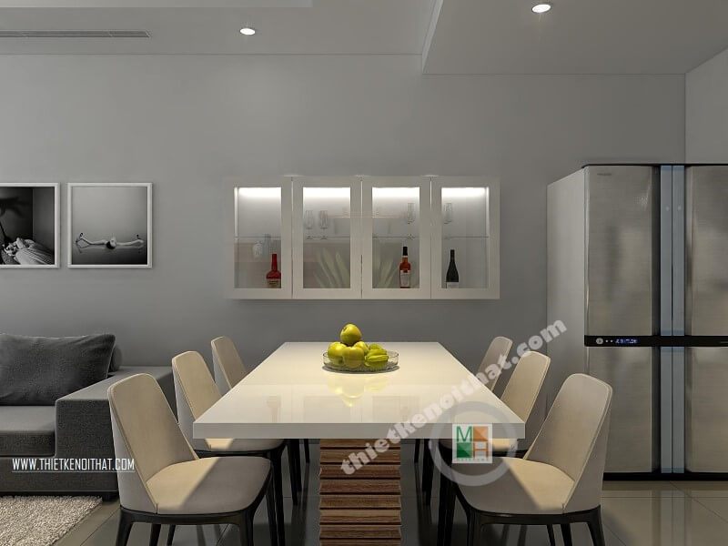 Mẫu bàn ghế đẹp cho phòng ăn căn hộ, chung cư, nhà phố.