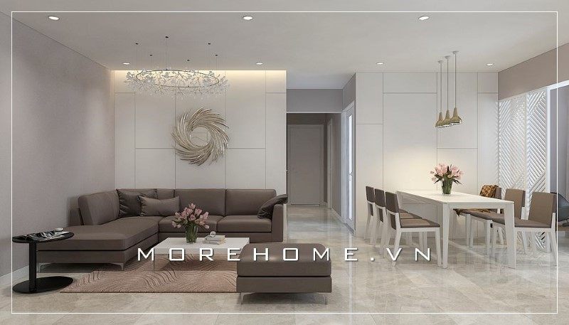 Kiểu dáng đơn giản nhưng vô cùng độc đáo của bàn trà đã tạo ra một ấn tượng mạnh mẽ và gây ra sự cuốn hút lớn đối với các gia chủ.