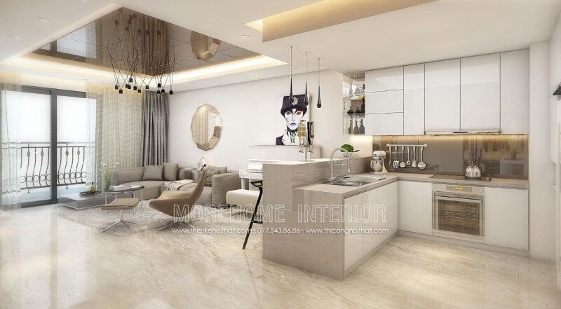 ! Bạn muốn sự hiện đại và tiện nghi trong không gian nội trợ của mình? Hãy không bỏ qua mẫu tủ bếp gỗ chữ L độc đáo này để tạo nên sự sang trọng.