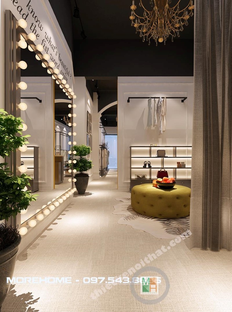 Thiết kế nội thất showroom thời trang tại Hàng Bông Thiết kế nội thất showroom thời trang tại Hàng Bông