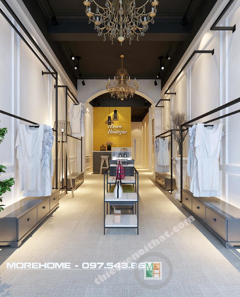 Thiết kế nội thất showroom thời trang tại Hàng Bông Thiết kế nội thất showroom thời trang tại Hàng Bông
